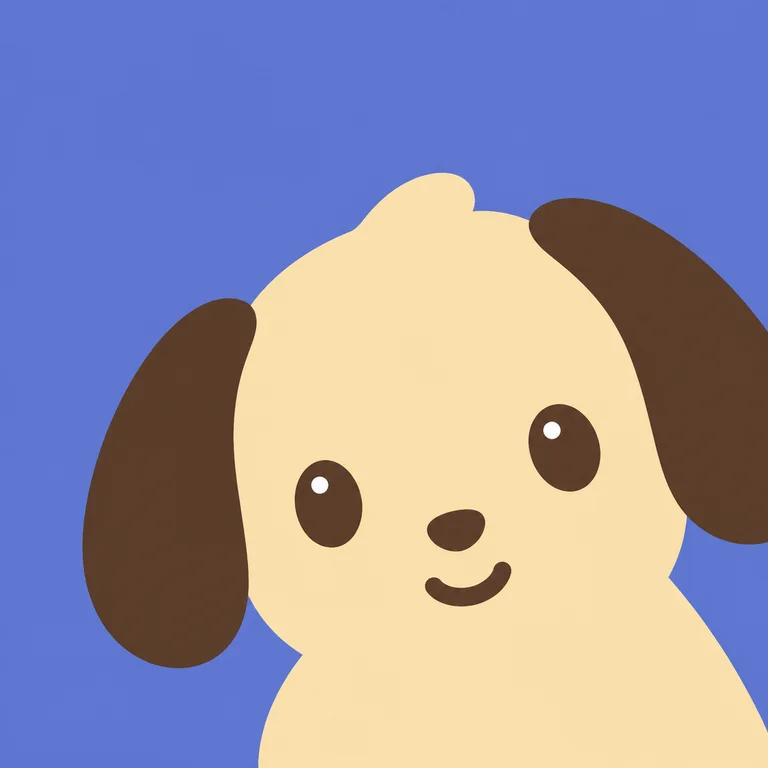 Dog Round Face Right