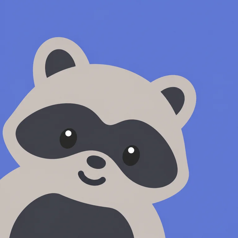 Raccoon Small Nose Left