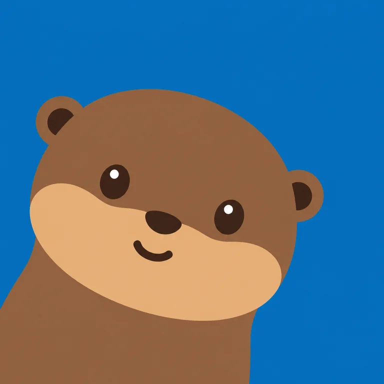 Otter Round Face Left