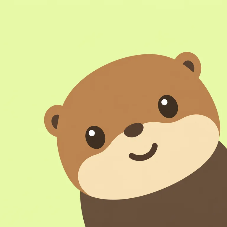Otter Wide Set Eyes Right