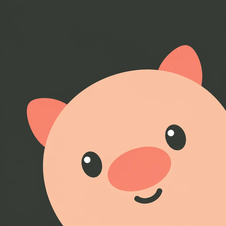 Pig Cheerful