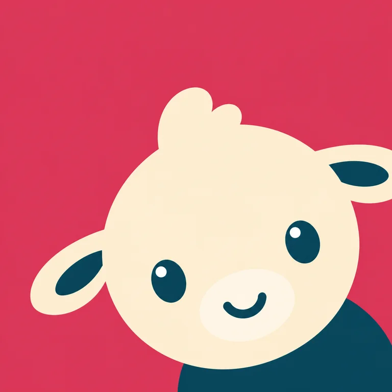 Baby Goat Gentle Smile