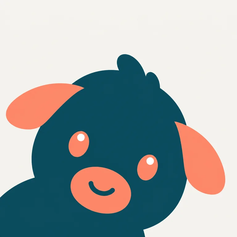 Baby Goat Cheerful