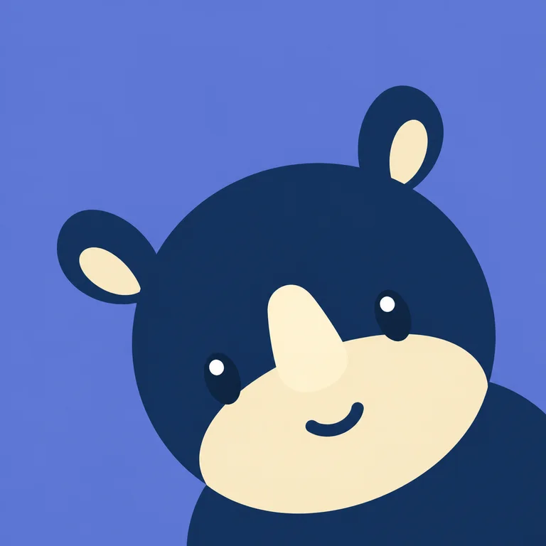 Rhinoceros Cheerful