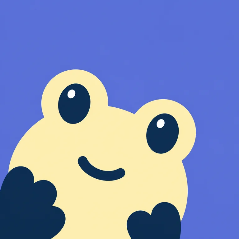 Frog Cheerful