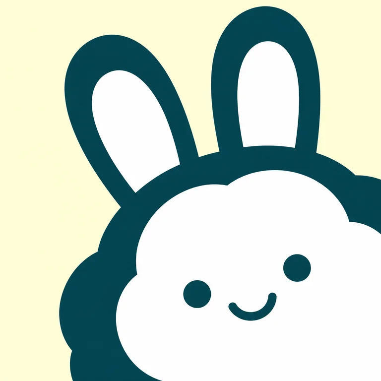 Fluffy White Rabbit