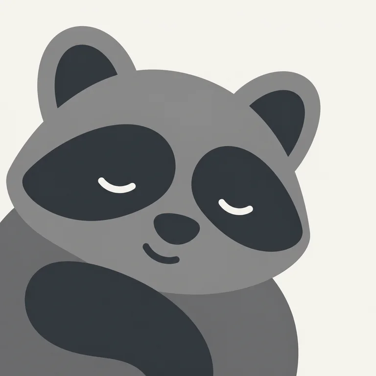 Sleepy Raccoon
