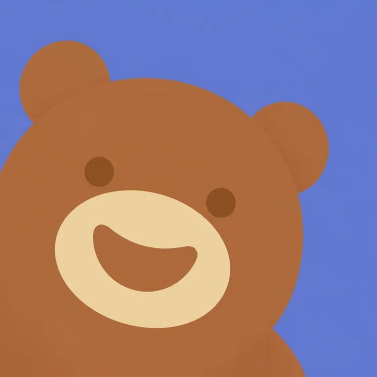 Happy Brown Bear