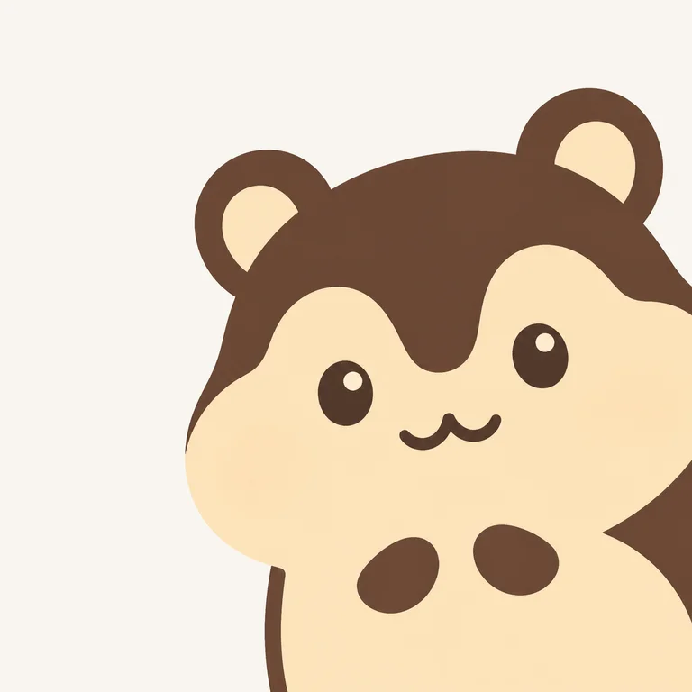 Hamster Peaceful Tall Crop Right