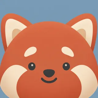 Red Panda Fog Blue