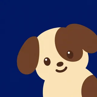 Dog Low Face Right