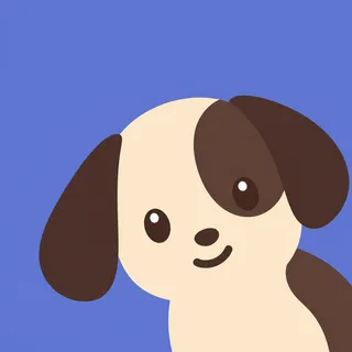Dog Oval Head Right