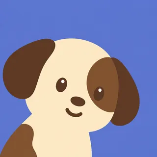 Dog Bean Head Left