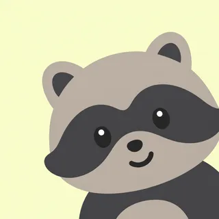 Raccoon Broad Cheeks Right