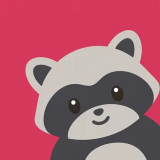 Raccoon Wide Muzzle Right