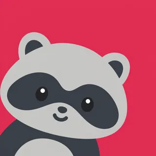 Raccoon Tiny Mouth Left