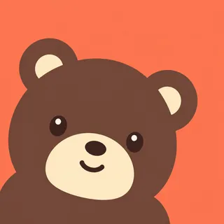 Bear Low Face Left