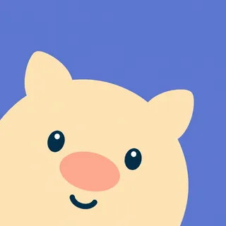 Pig Gentle Smile