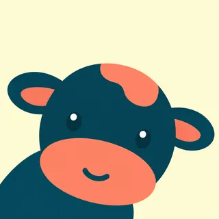 Cow Playful