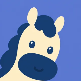 Horse Cheerful