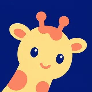 Giraffe Gentle Smile