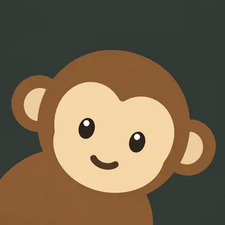 Monkey Gentle Smile
