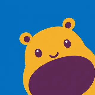 Hippopotamus Cheerful