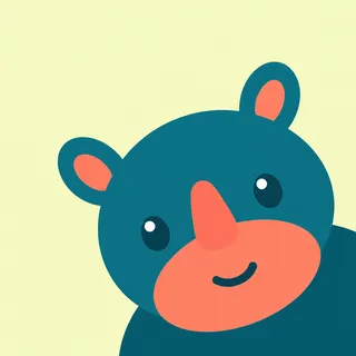 Rhinoceros Curious Peek