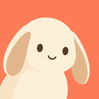 Cream Lop Rabbit