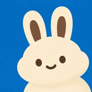 Fluffy Cream Rabbit