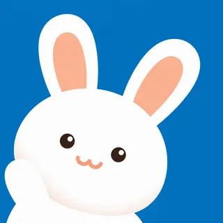 Round White Bunny