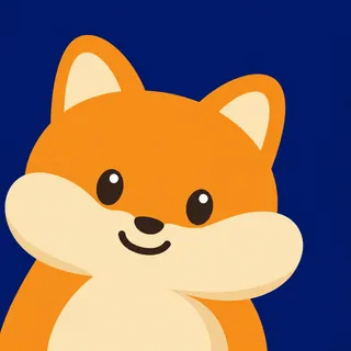 Fluffy Cheek Fox