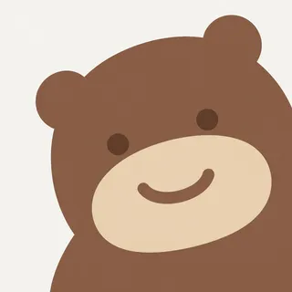 Cream Brown Bear