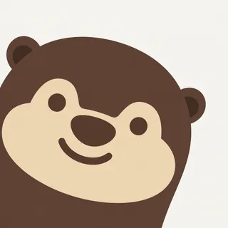 Cream Face River Otter
